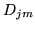 $ D_{jm}$